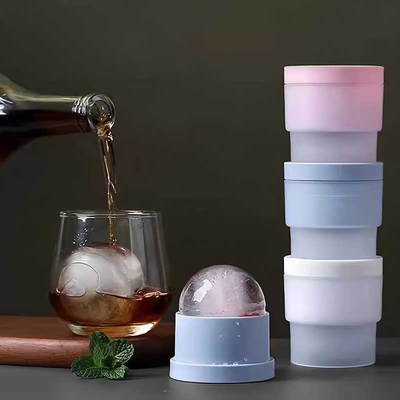 Ice Mold Sphere - 3 Adet Buz Topu Yapıcı, Viski,