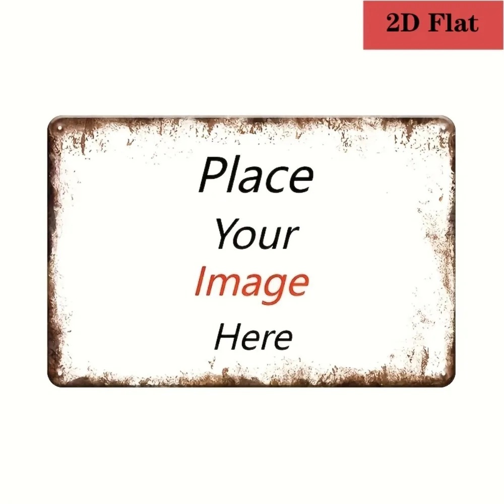 Home Bar Accessories - 8 × 12 inç özelleştirilebilir metal