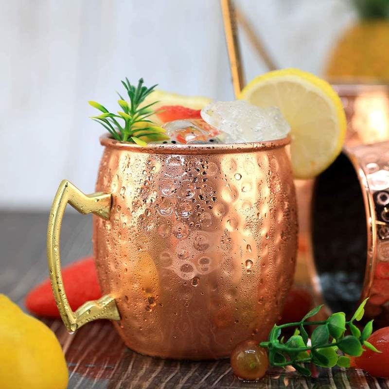 Mule Copper Mug - Çelik Çekiçle Dövülmüş Bakır Kaplama Çok