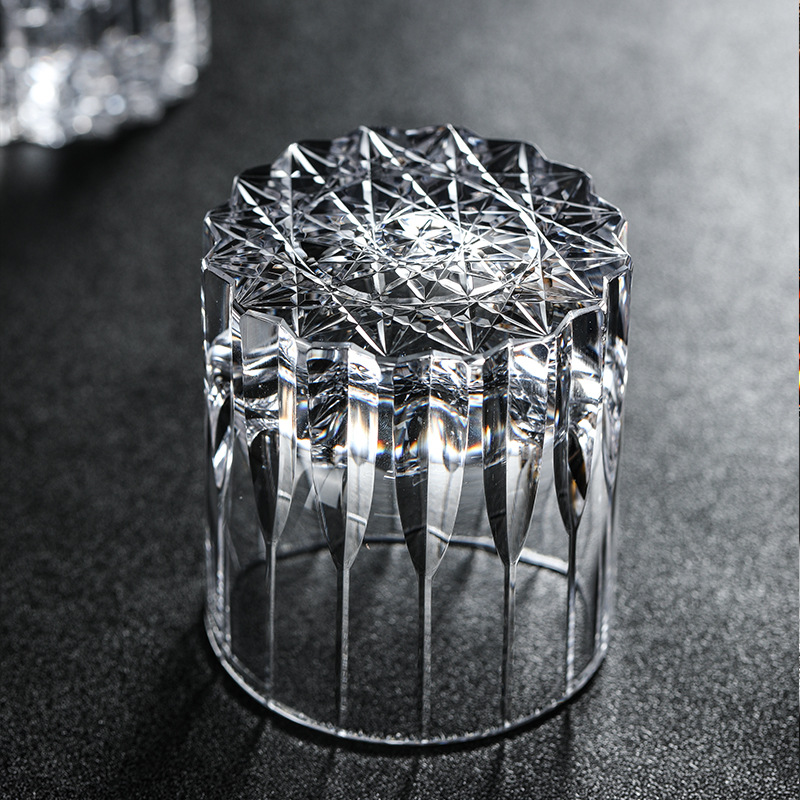 Highball Glass Set - Yüksek Kaliteli Edo Kiriko Kristal Asterizm