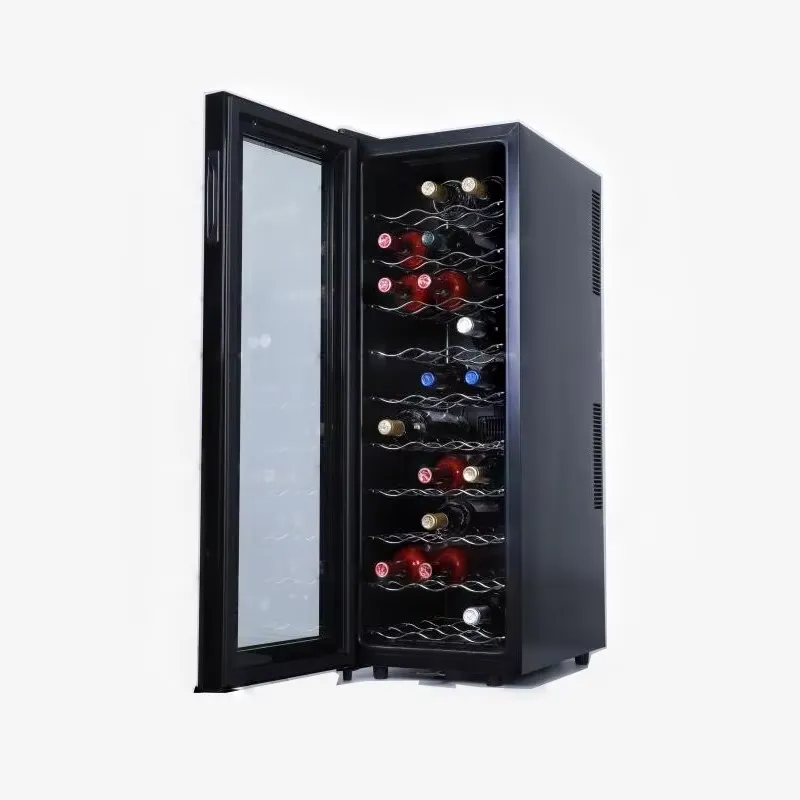 Home Bar And Fridge - Bağımsız Şarap Soğutucu İçecek Dolabı Cam