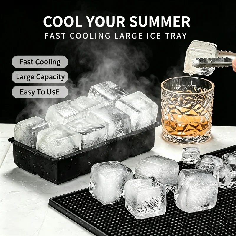 Ice Mold Sphere - 6 Bölmeli Buz Topu Kalıbı Gıda