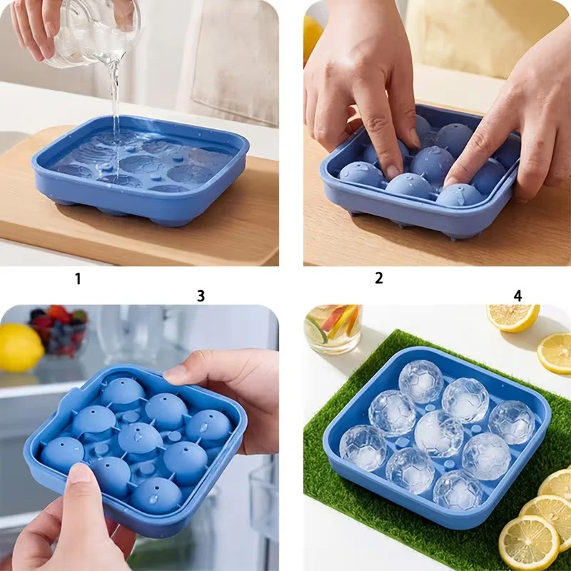 9 delikli silikon futbol topu/ - Ice Mold Sphere incelemesi ve fiyatı