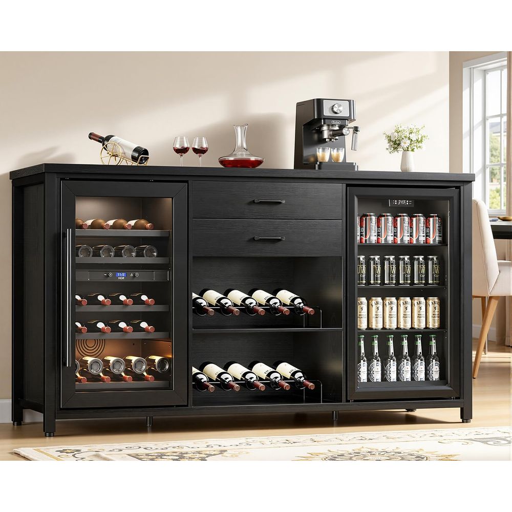 2 bölmeli geniş Coee Bar Dolab - Home Bar And Cabinet incelemesi ve fiyatı