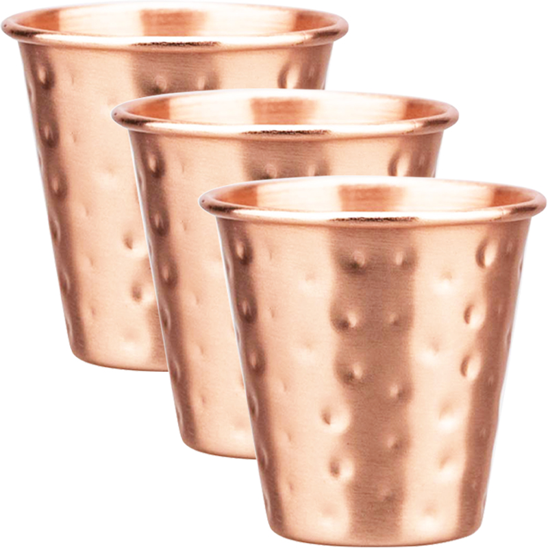 3 Adet Yeni 60ml %100 Bakır Ba - Mule Copper Mug incelemesi ve fiyatı
