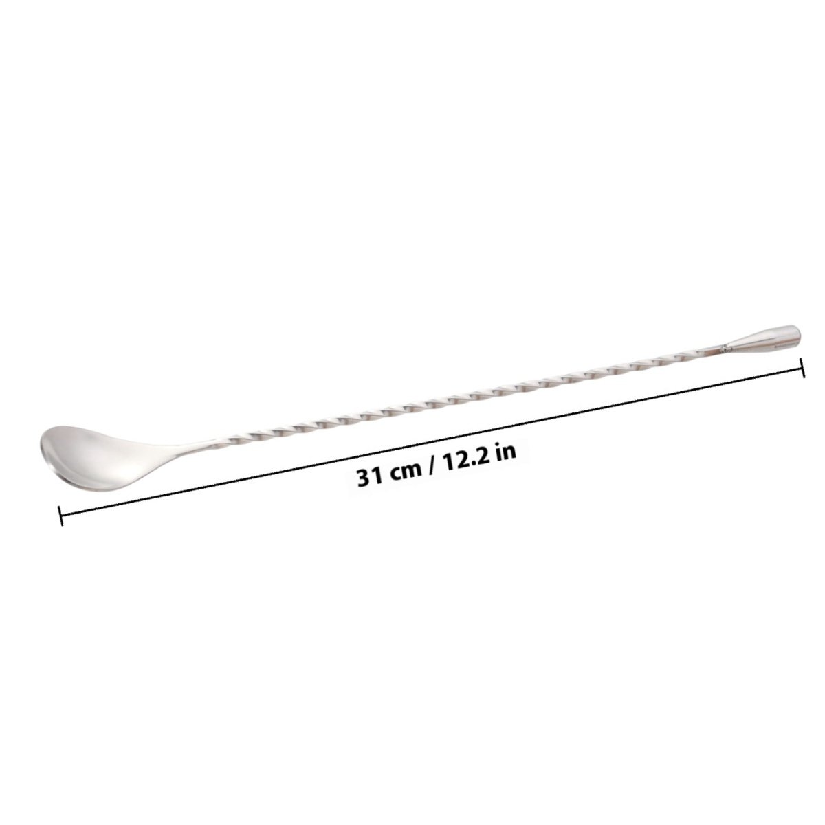304 Paslanmaz Çelik Kokteyl Çu - Bar Spoon Twisted incelemesi ve fiyatı