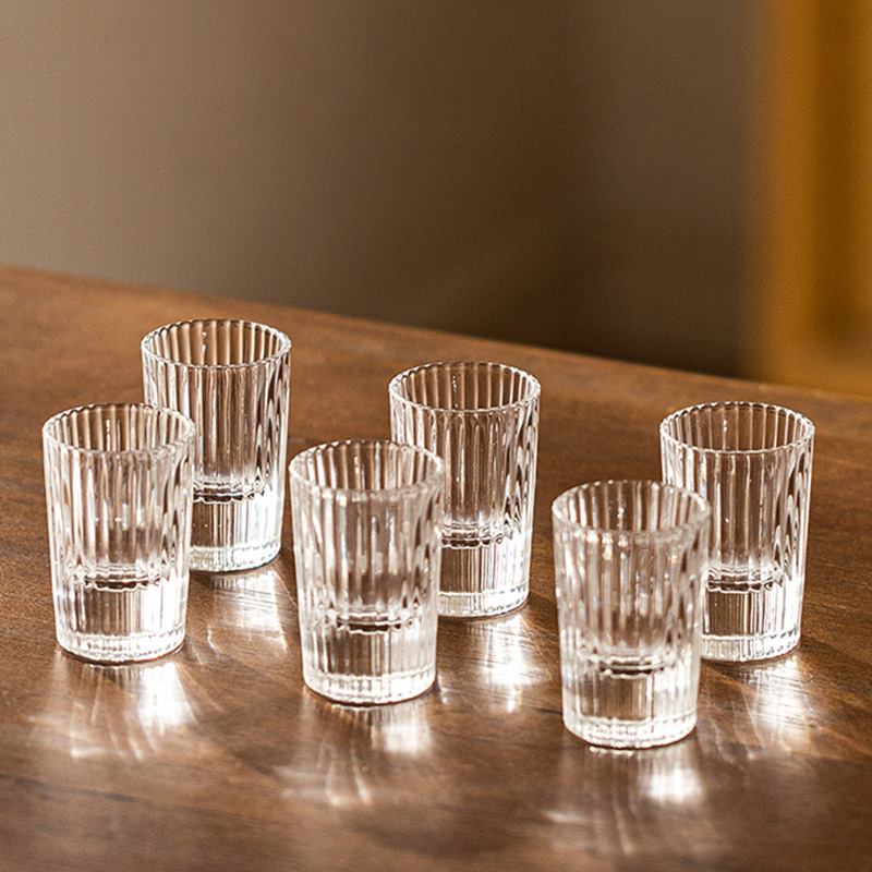 6 adet Set 20ml çizgili yabanc - Old Fashioned Glass incelemesi ve fiyatı