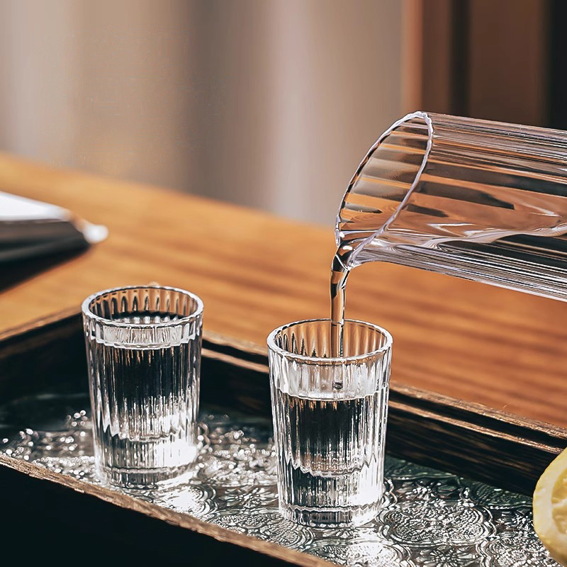 6 adet Set 20ml çizgili yabanc - Old Fashioned Glass incelemesi ve fiyatı