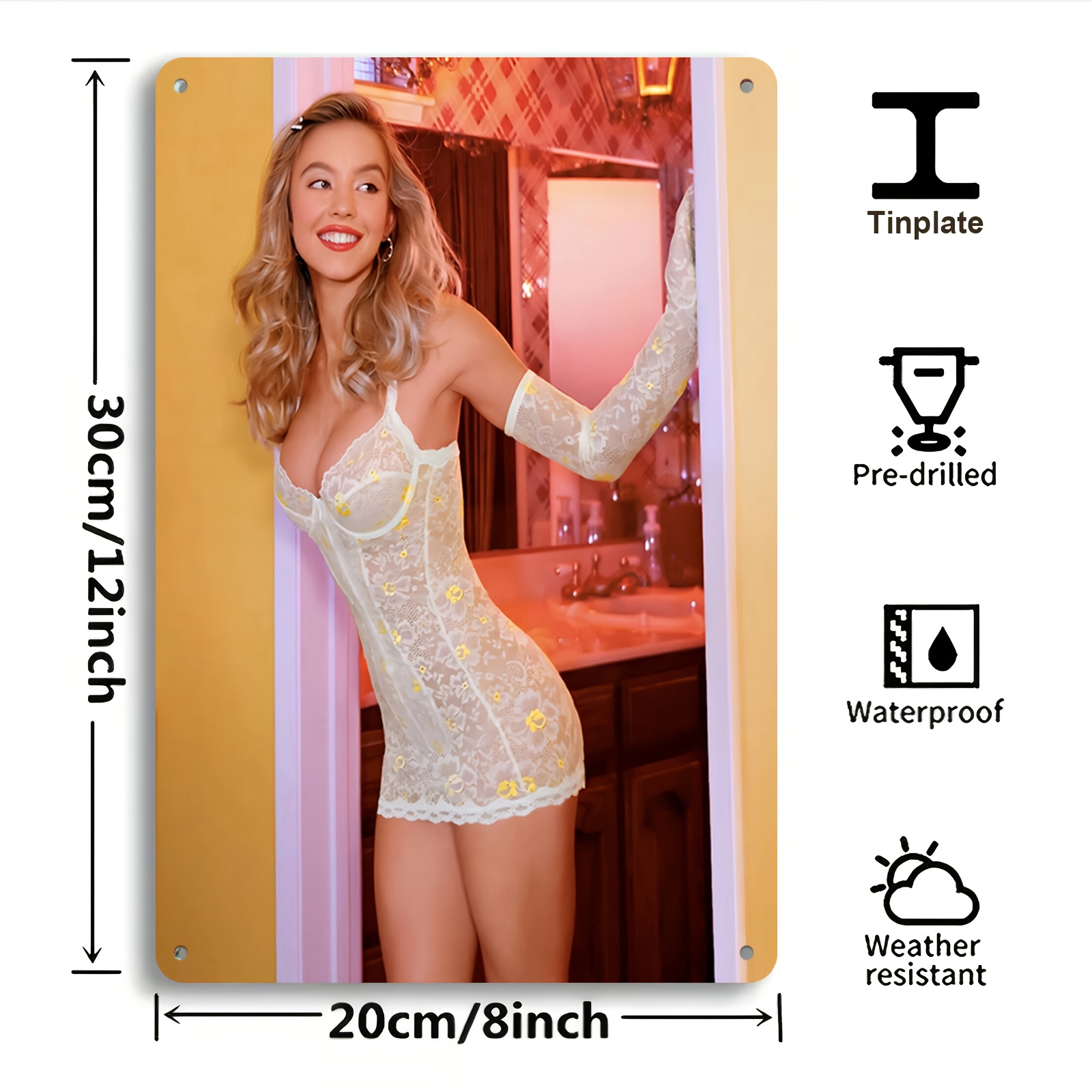 Sydney Sweeney Euphoria Metal  - Home Bar Sydney incelemesi ve fiyatı