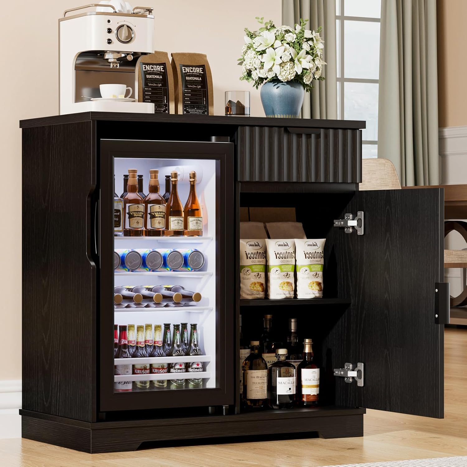 Oluklu Kahve Bar Dolabı, Mini  - Home Bar And Fridge incelemesi ve fiyatı