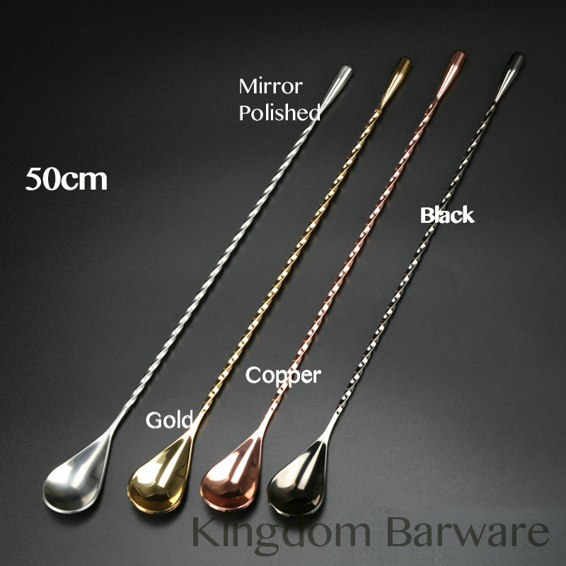 50 cm Kokteyl Bar Kaşık 304 Pa - Bar Spoon Twisted incelemesi ve fiyatı