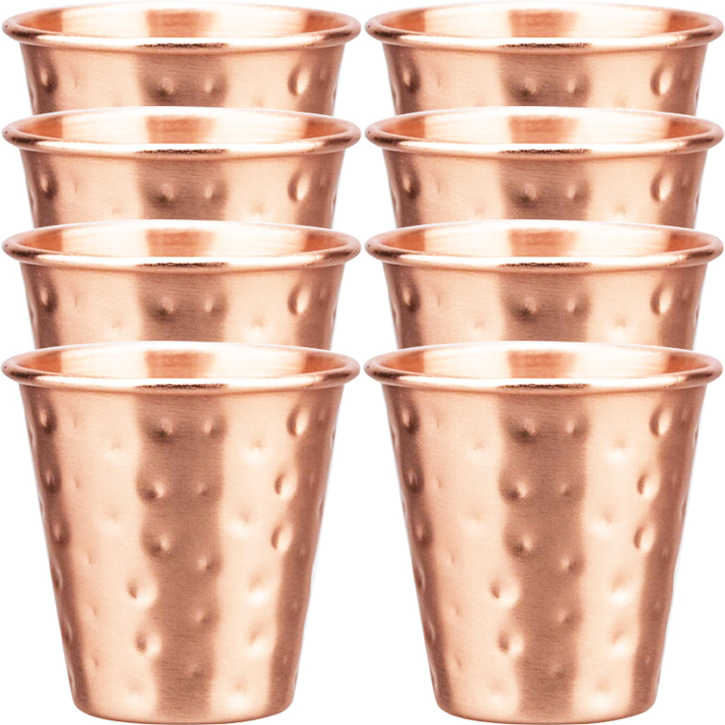 6cs 8 Adet Yeni %100 Bakır Bar - Mule Copper Mug incelemesi ve fiyatı