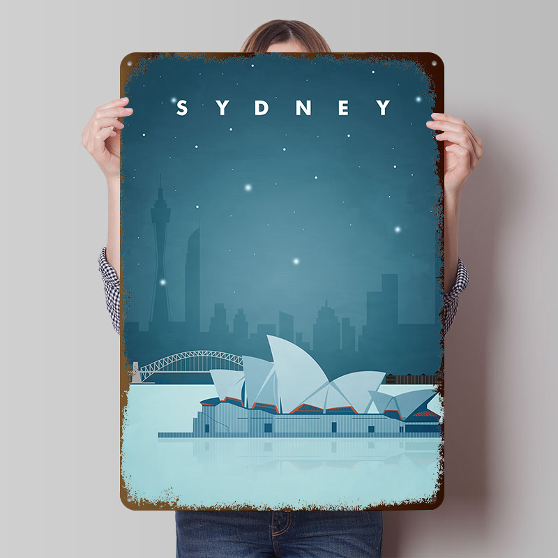 Sydney Seyahat Posteri Özelleş - Home Bar Sydney incelemesi ve fiyatı