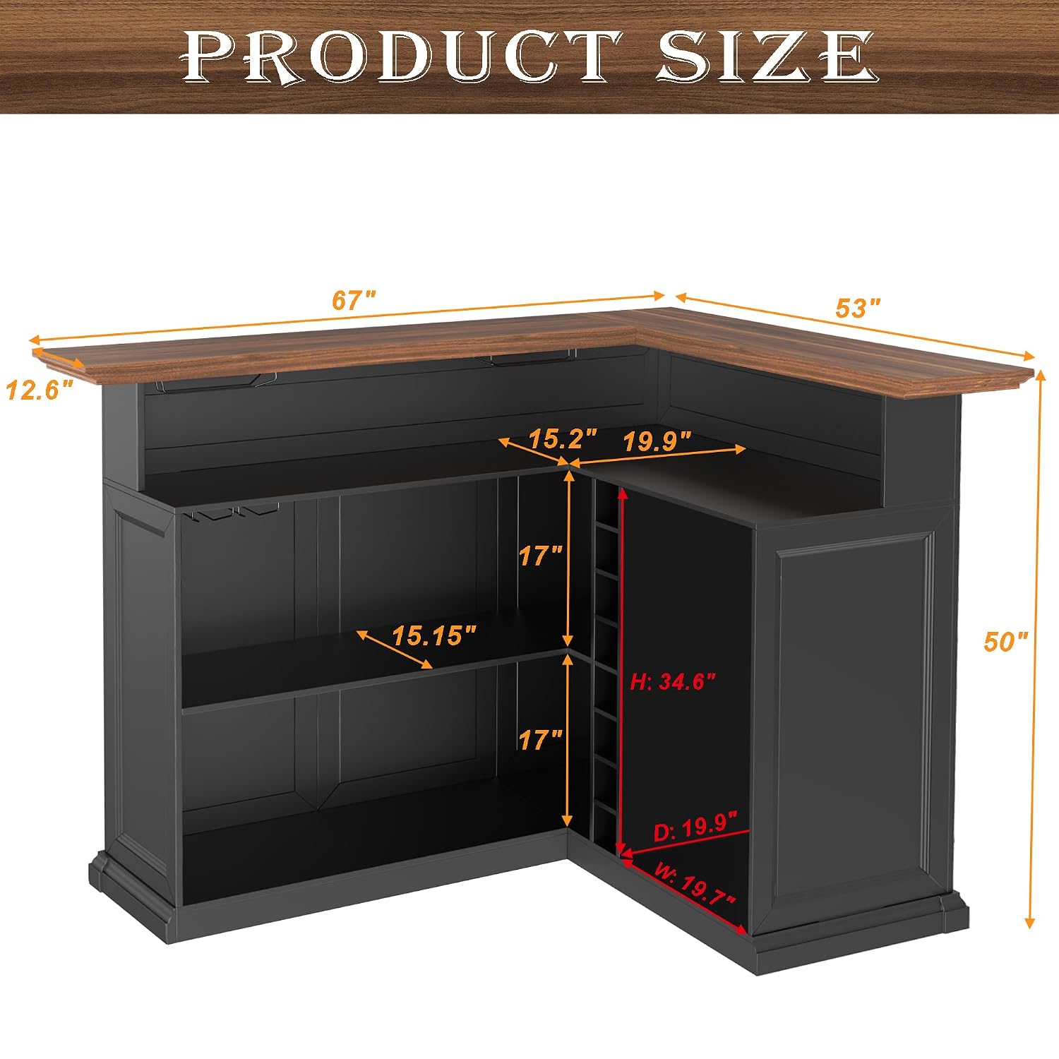 L Şeklinde Buzdolabı Alanlı Ev - Home Bar And Fridge incelemesi ve fiyatı