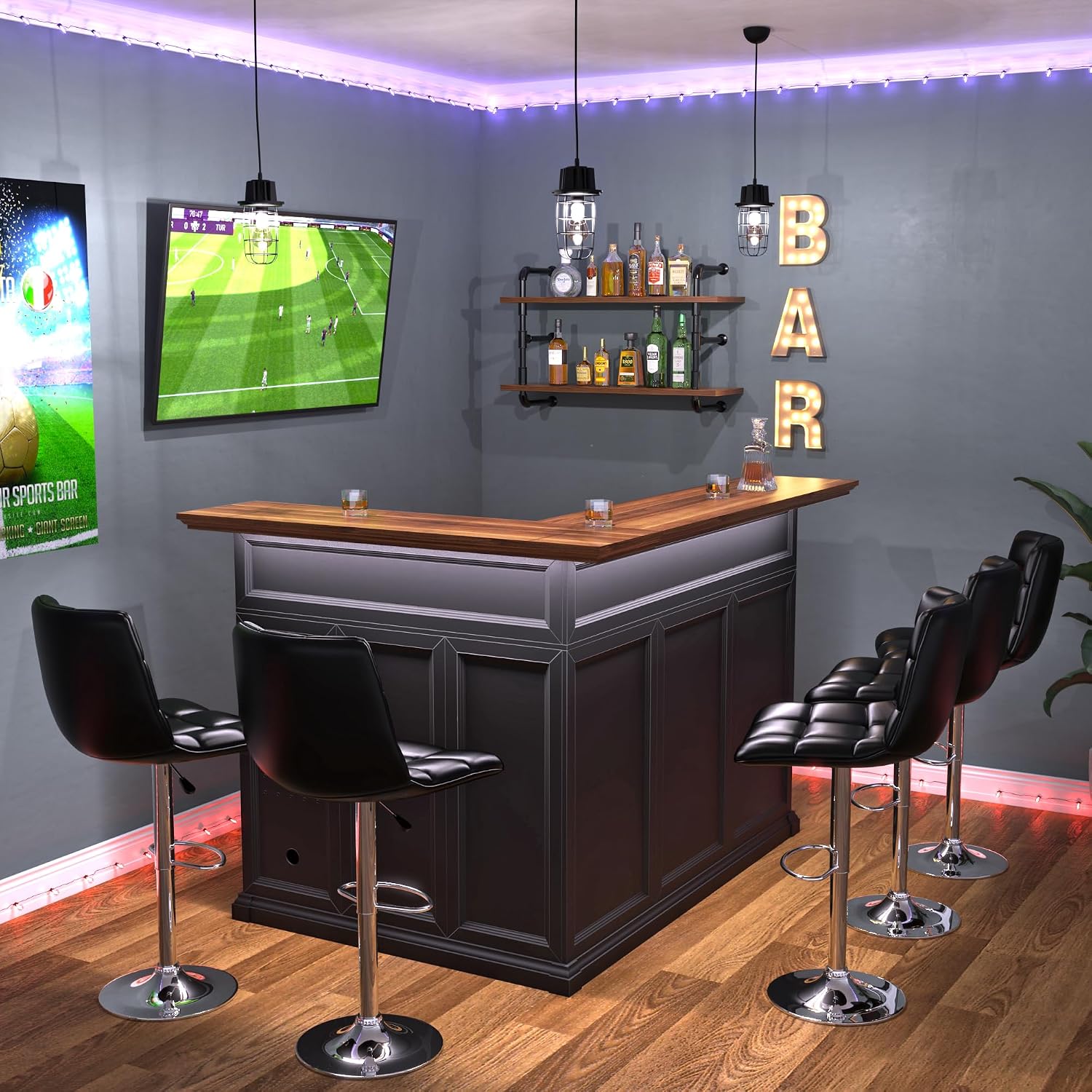 L Şeklinde Buzdolabı Alanlı Ev - Home Bar And Fridge incelemesi ve fiyatı